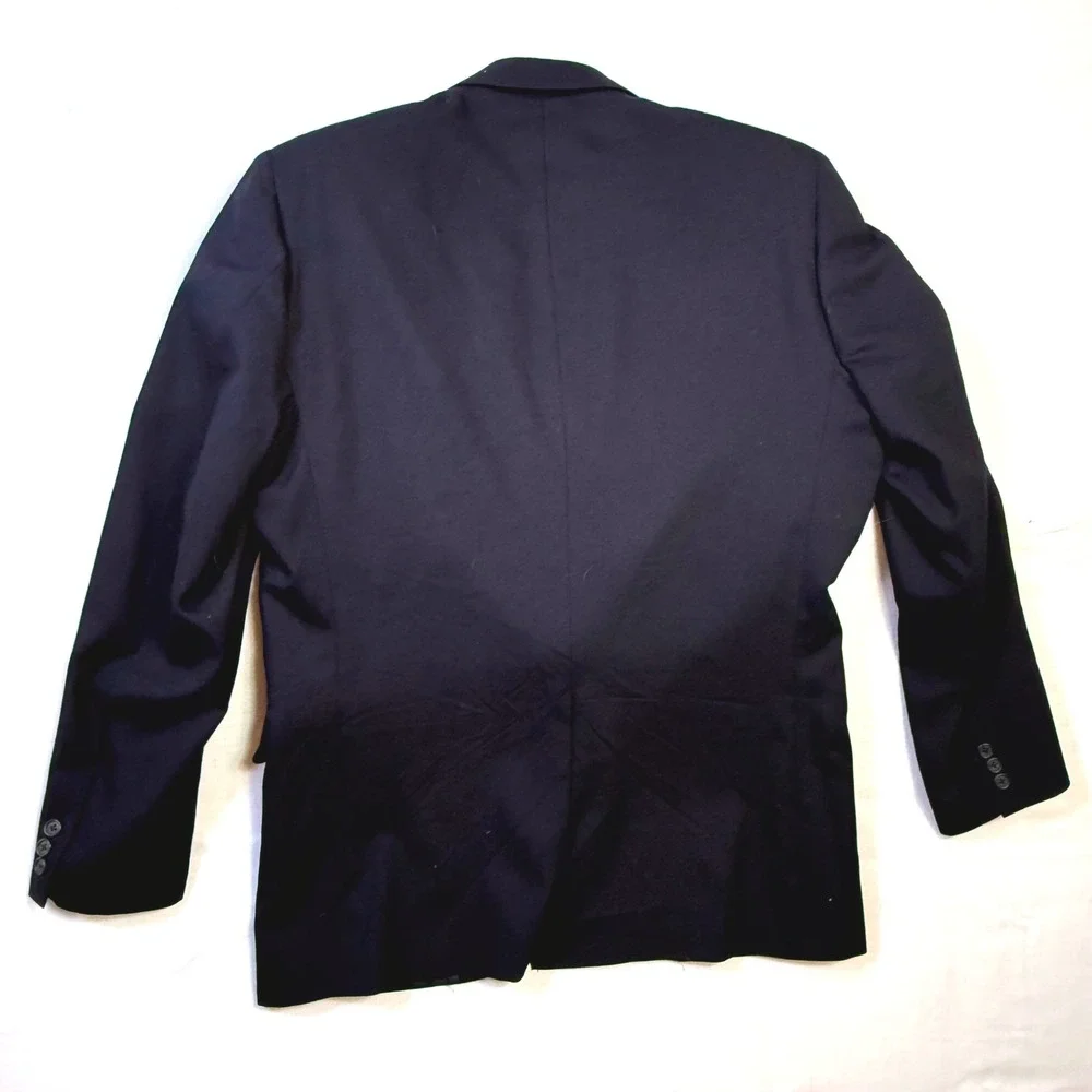 Sturbridge Classics Men's Wool Blazer USA Made‎ Navy Sport Coat 46R